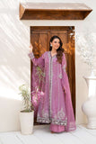 NF-6389 Tea Pink Lava Silk 3Pc Stitched Suit