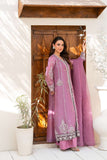 NF-6389 Tea Pink Lava Silk 3Pc Stitched Suit