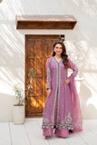 NF-6389 Tea Pink Lava Silk 3Pc Stitched Suit
