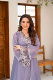 NF-6557 Lilac Sheeha Silk Stitched 3Pc Suit