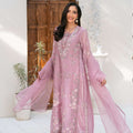 NF-6393 Pink Sheesha Silk Stitched 3Pc Suit