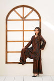 NF-6705 Brown Silk Stitched 2Pc