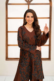 NF-6705 Brown Silk Stitched 2Pc