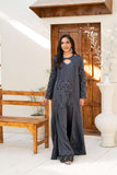 NF-6628 Grey Silk Stitched 2Pc Suit