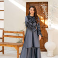 NF-6453 Grey Silk Stitched 2Pc Suit