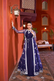 NF-6604 Royal Blue Lehnga Choli With Upper