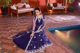 NF-6604 Royal Blue Lehnga Choli With Upper
