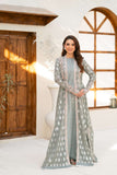 NF-6706 Grey Jacquard Stitched Suit