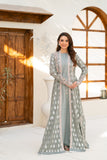 NF-6706 Grey Jacquard Stitched Suit