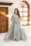NF-6706 Grey Jacquard Stitched Suit