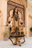 NF-6267 Beige Net Stitched Frock