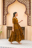 NF-5959 Antique Cotton Summer Stitched Frock