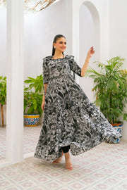 NF-1176 Black Summer Stitched Frock