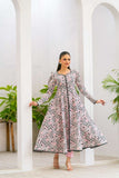 NF-171 Pink Grey Printed Stitched Frock