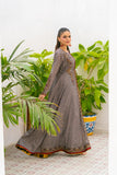 NF-6518 Grey Jacquard Coat Style Stitched Shirt