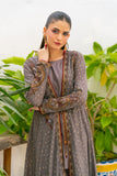 NF-6518 Grey Jacquard Coat Style Stitched Shirt