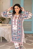 NF-34993 White Digital Print 2Pc Stitched