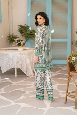 NF-349201 Green Digital Print 2pcs Stitched