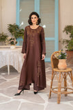 NF-6380 Brown Silk Stitched 2Pc Suit