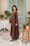 NF-6380 Brown Silk Stitched 2Pc Suit