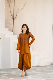 NF-6605 Antique Silk Stitched 2Pc