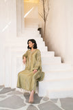 NF-5995 Pistachio Silk Long Stitched 2Pc