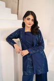 NF-6378 Royal Blue Silk Stitched 2Pc