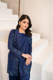 NF-6378 Royal Blue Silk Stitched 2Pc