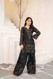 NF-6379 Black Silk Stitched 2Pcs