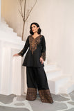 NF-6381 Black Silk Stitched 2Pc