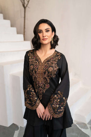 NF-6381 Black Silk Stitched 2Pc