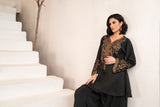 NF-6381 Black Silk Stitched 2Pc