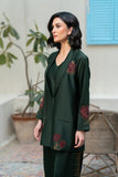 NF-6383 Bottle Green Silk 2pc
