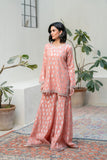 NF-6369 Pink Jacquard Stitched 2Pcs