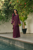 NF-6617 Magenta Silk 2Pc Stitched Suit