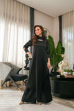 NF-6395 Black Silk Stitched 2Pc