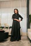 NF-6395 Black Silk Stitched 2Pc
