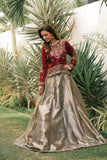 NF-5999 Maroon Antique Lehnga Choli Stitched