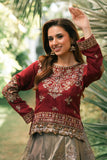NF-5999 Maroon Antique Lehnga Choli Stitched