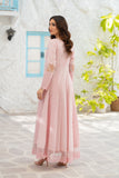 NF-6827 Pink Chicken Stitched Frock