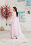 NF-6830 Pink Chiffon Stitched 2PC Suit