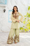 NF-6727 Pistachio Light Lawn Stitched 2PC