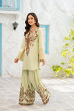 NF-6727 Pistachio Light Lawn Stitched 2PC