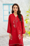 NF-6829 Red Cotton Sitiched 2Pc