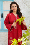 NF-6829 Red Cotton Sitiched 2Pc
