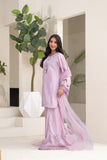 NF-6485 Lilac RawSilk Stitched 2PC Suit
