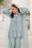 NF-6840 Ferozi RawSilk Chamki 2PC