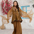 NF-6459 Antique Peplum Stitched 2PC