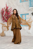 NF-6459 Antique Peplum Stitched 2PC