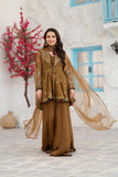 NF-6459 Antique Peplum Stitched 2PC